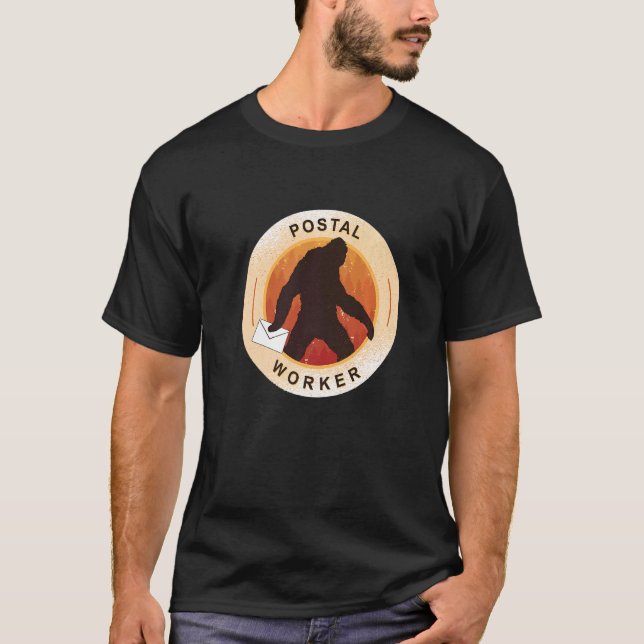 Postal Worker  Delivery T Shirt (Framsida)