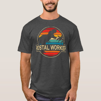 Postal Worker Dinosaur T Shirt
