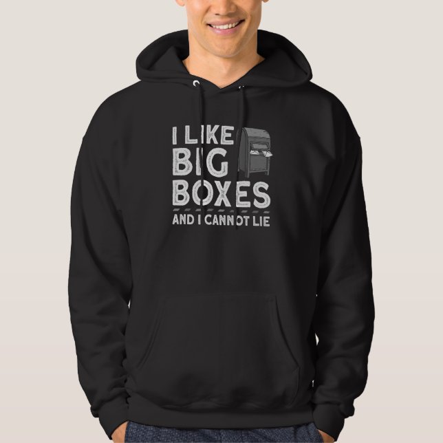 Postal Worker For Men Women Mailman Postal Service Hoodie (Framsida)