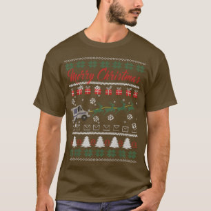 Postal Worker God jul Ugly Helgdag T Shirt