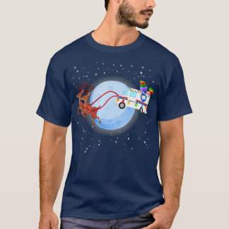 Postal Worker-julposten Lastbil Funny Mailman T Shirt