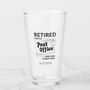 Postal Worker Mailman Personlig Namn Glaskopp