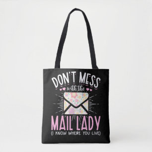 Postal Worker Makfe Funny Mailman Woman Tygkasse