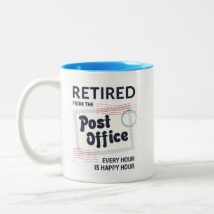 Postal Worker Pension Funny Personlig Två-Tonad Mugg