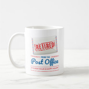 Postal Worker Pension Mailman Funny Mug Kaffemugg