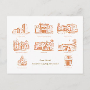 Postal Zona Colonial, Santo Domingo, Rep. Dom. Vykort