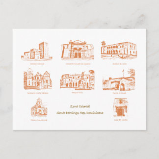 Postal Zona Colonial, Santo Domingo, Rep. Dom. Vykort