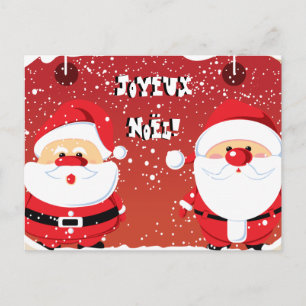 Postales för Père Noël jultomtencartes Helg Vykort