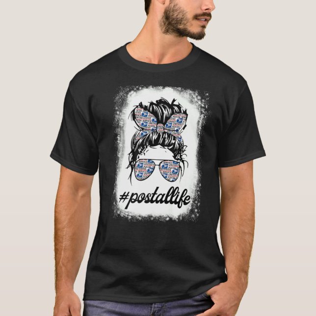 Postallife Mail Carrier Postal Worker Mailwomen Mo T Shirt (Framsida)