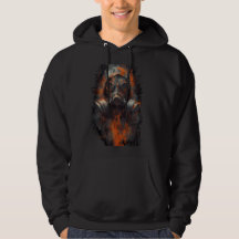 Postapokalyptisk gasmask Toxisk Grunge Hoodie