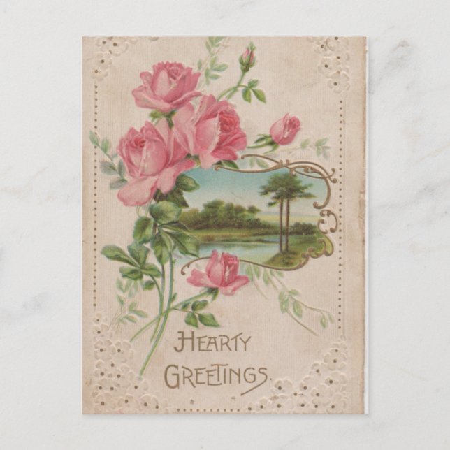 Postar den historiska valentinen för hurtig helg vykort (Framsida)