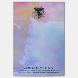 Postar-it® lila} Chiropractic för vattenfärg Post-it Block