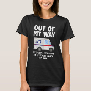 Postarbetare Brevbärare Paketbärare T Shirt