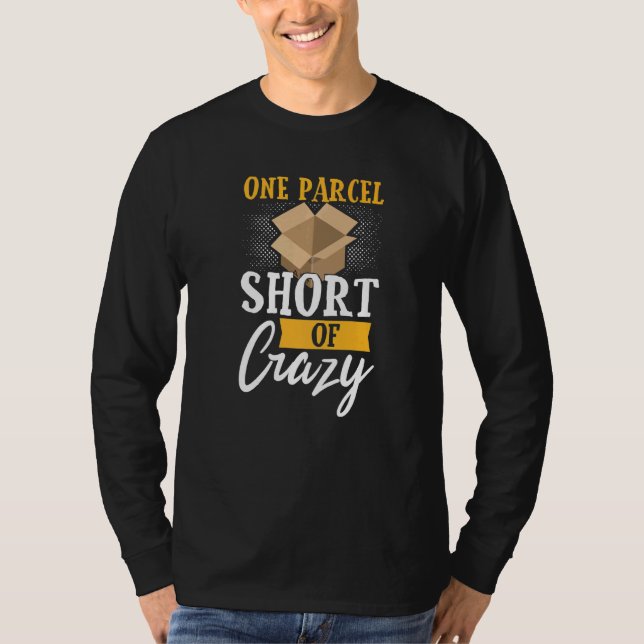 Postarbetare en skiva Kort i Crazy T Shirt (Framsida)