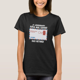 Postarbetare för returnerat landsbygdsbrev t shirt