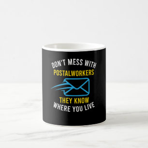 Postarbetare Gift för brevbärare Kaffemugg