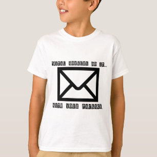 Postarbetare gör det... Med din Paket. Tröja