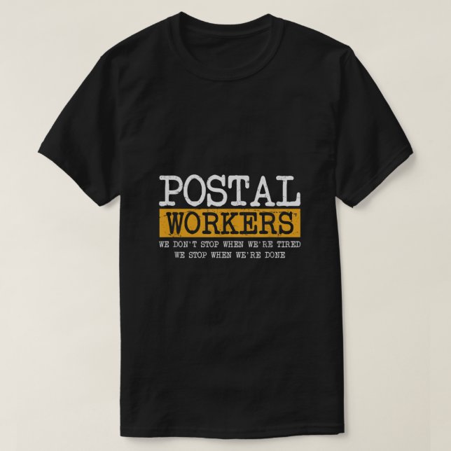 Postarbetare på landsbygden i Dam T Shirt (Design framsida)