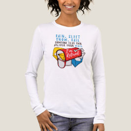 Postarbetare Pension Jag Är Pensionerad Roligt T Shirt