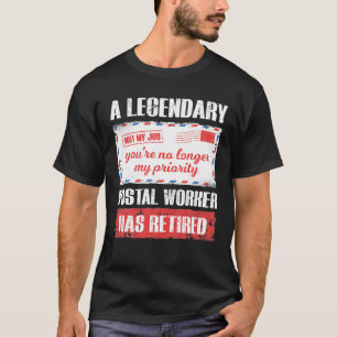 Postarbetare, pensionerad 2021 Postman Carrier Mai T Shirt