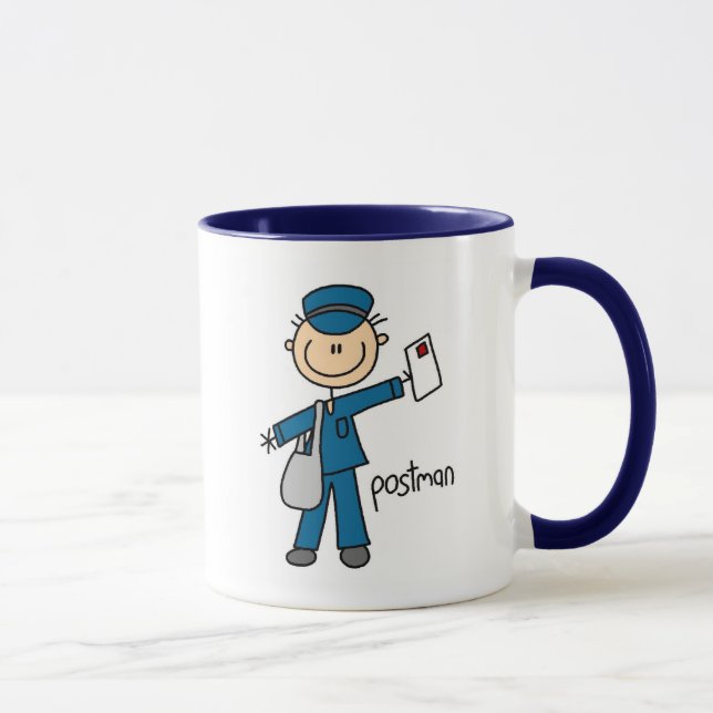 Postarbetare Pinfigure Mugg (Höger)