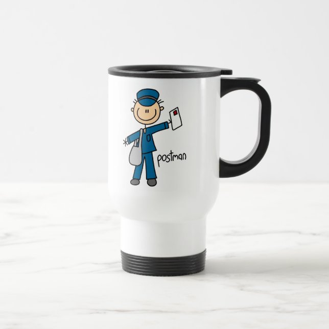 Postarbetare Pinfigure Resemugg (Höger)