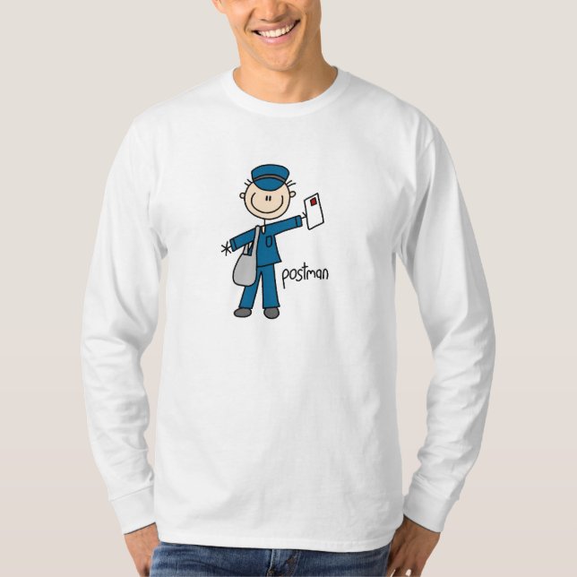 Postarbetare Pinfigure Tee (Framsida)