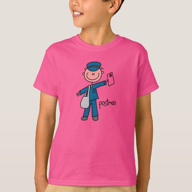 Postarbetare Pinfigure Tee (Framsida)