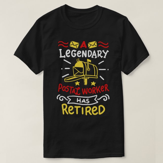 Postarbetare T Shirt (Design framsida)