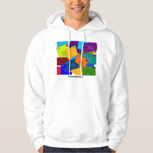 Postarbetare T-Shirts and Hoodies Brev Tröja Med Luva