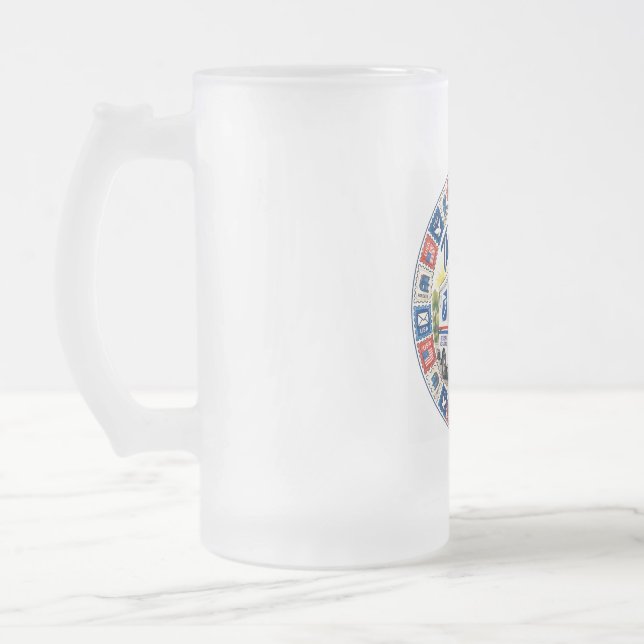 Postarbetare Tacksamhet  Frostat Ölglas (Vänster)