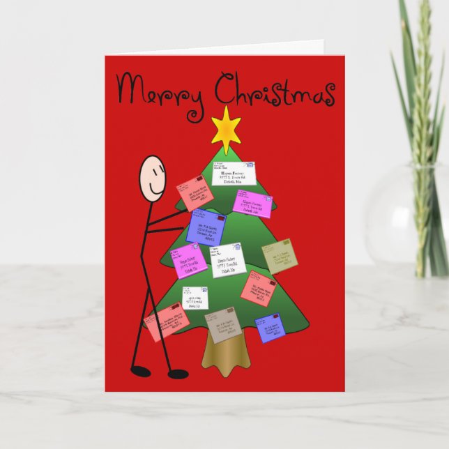 Postarbetarens "God jul"-kort och vykort (Framsida)