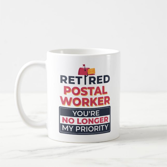 Postarbetares pensionering är inte längre min prio kaffemugg (Vänster)