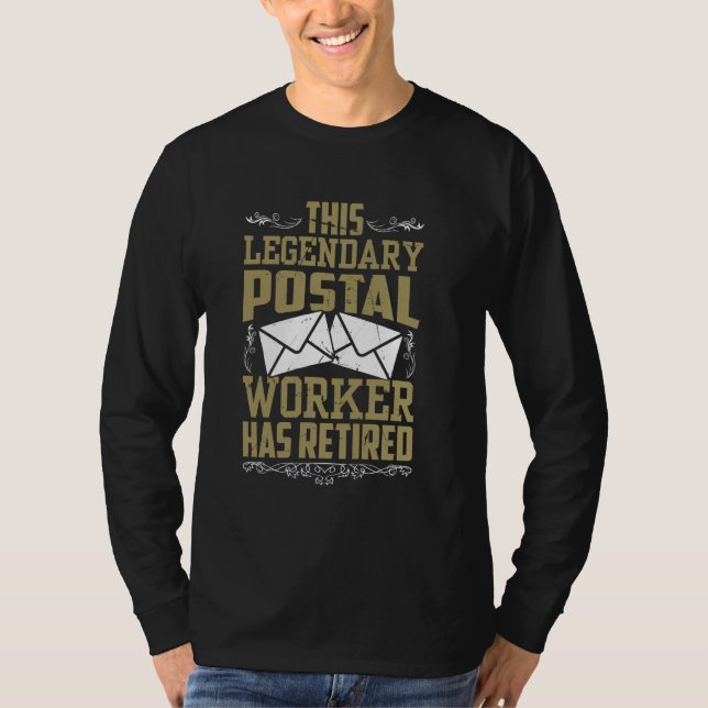 Postarbetares posttjänst 8 t shirt (Framsida)