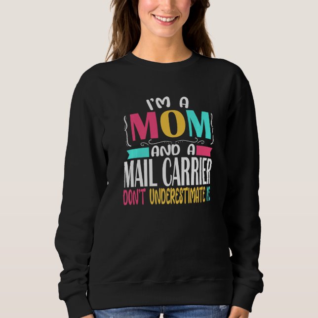 Postbärare Mamma Postal Worker Dam Post Office T Shirt (Framsida)