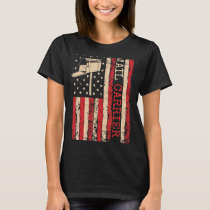Postbärare Patriotic Postal Worker Courier Postm T Shirt