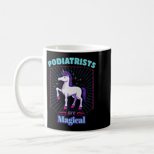Postbefordran är en podiatyr för medicinsk persona kaffemugg (Vänster)
