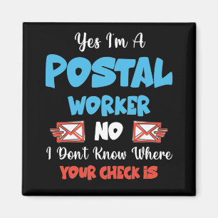 Postbefordran av postarbetare Postbärare Postbefor Magnet