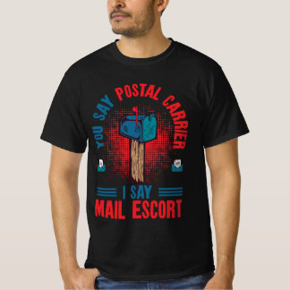 Postbefordran av postbärare Postlåda Postförsändel T Shirt