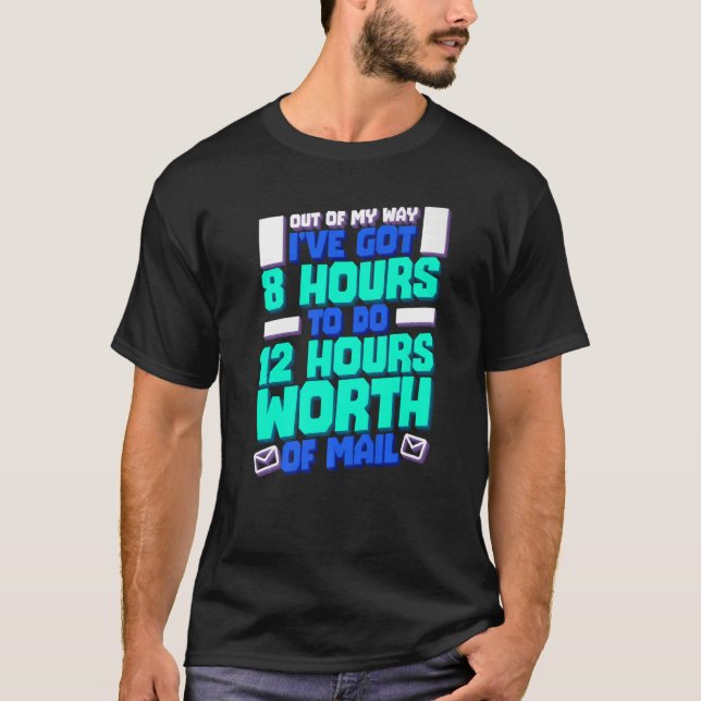 Postbefordran av Postman Worker-postarbetare T Shirt (Framsida)