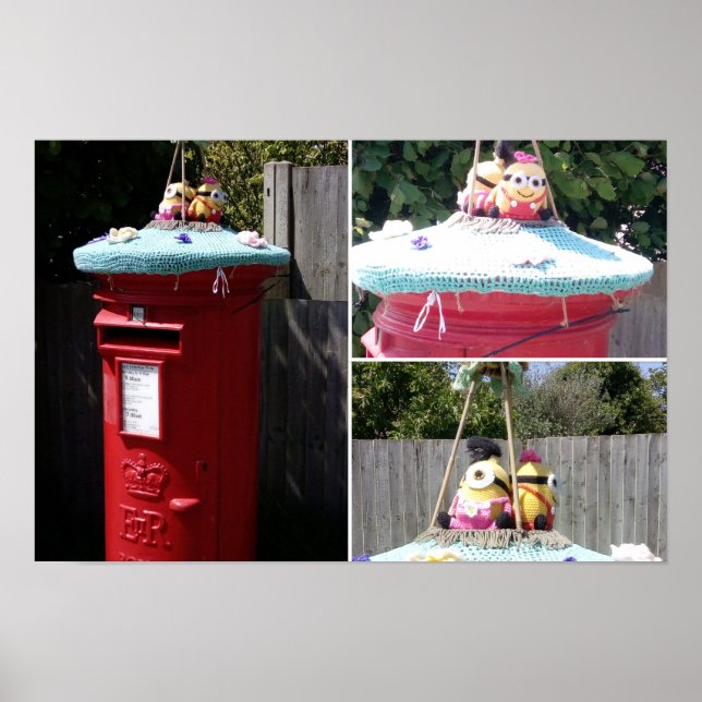 Postbox Dekorationsobjekt. Poster (Framsidan)