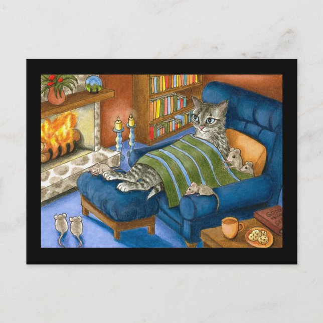 PostCard 459 för katt Vykort (Framsida)