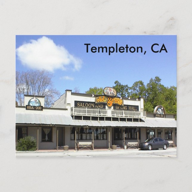Postcard-AJ-Spurs, Templeton, CA Vykort (Framsida)