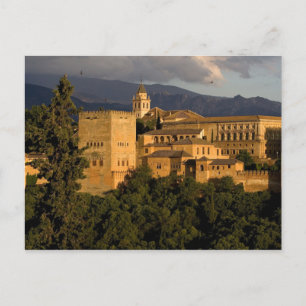Postcard Albaycin i Grenada, Andalusien, Spanien Vykort