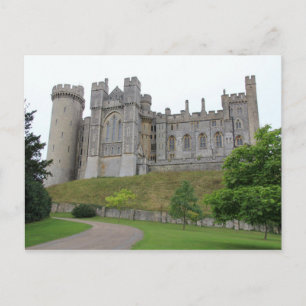 Postcard Arundel Castle Total, Väster Sussex U.K. Vykort