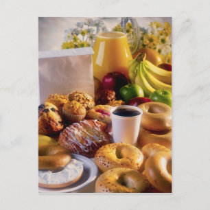 POSTCARD BAGEL BRUNCH VYKORT
