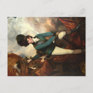 Postcard Banastre Tarleton av Joshua Reynolds Vykort