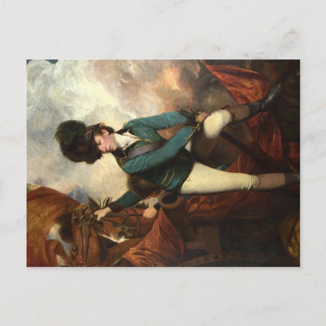 Postcard Banastre Tarleton av Joshua Reynolds Vykort (Framsida)