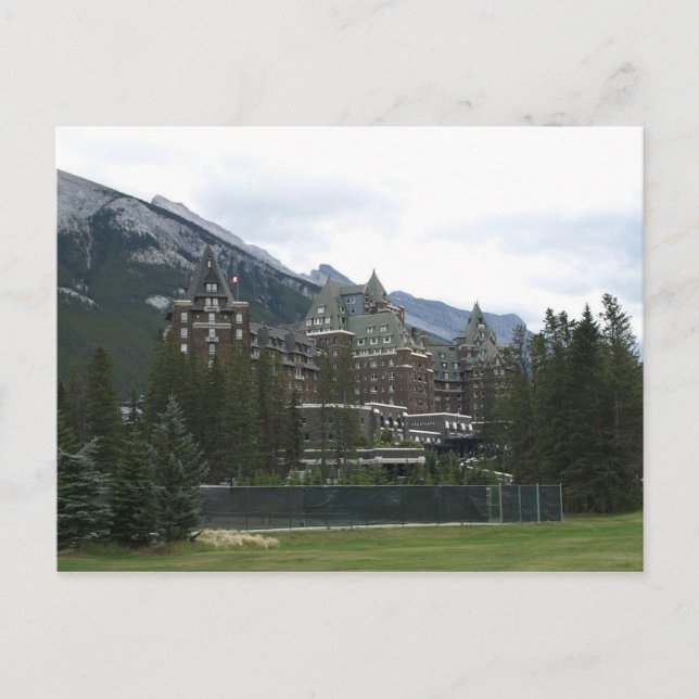 Postcard Banff Vår Hotel, Alberta, Kanada Vykort (Framsida)