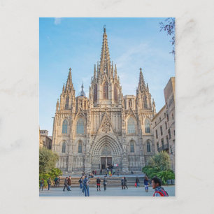 Postcard Barcelona Cathedral, Spanien Vykort